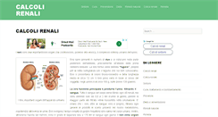 Desktop Screenshot of calcolirenali.com