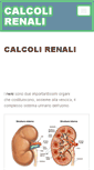 Mobile Screenshot of calcolirenali.com