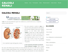 Tablet Screenshot of calcolirenali.com